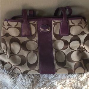 Coach tote/shoulder bag💜